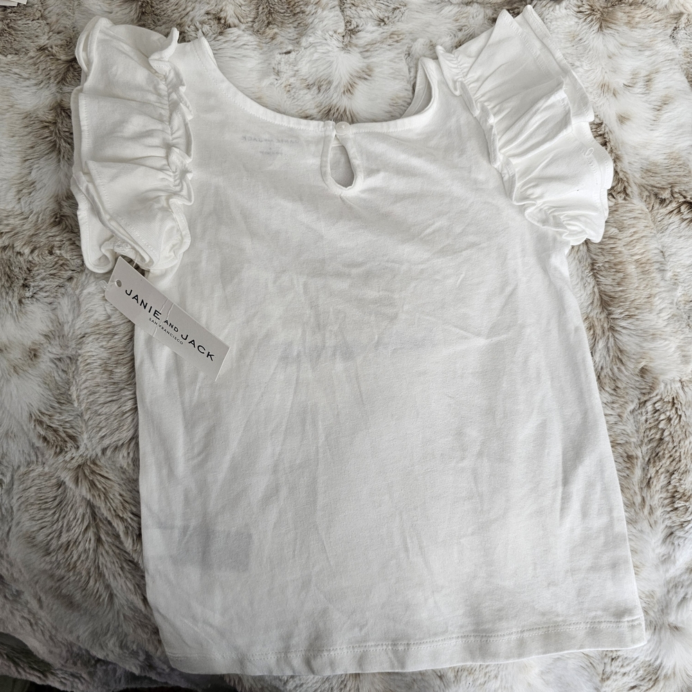 Hello Spring White Kids Top - Picture 7 of 13